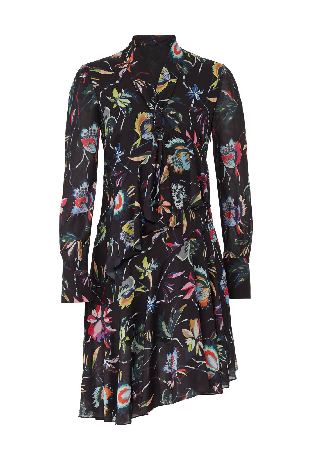 Black Jungle Flower Dress by Jason Wu Collection
