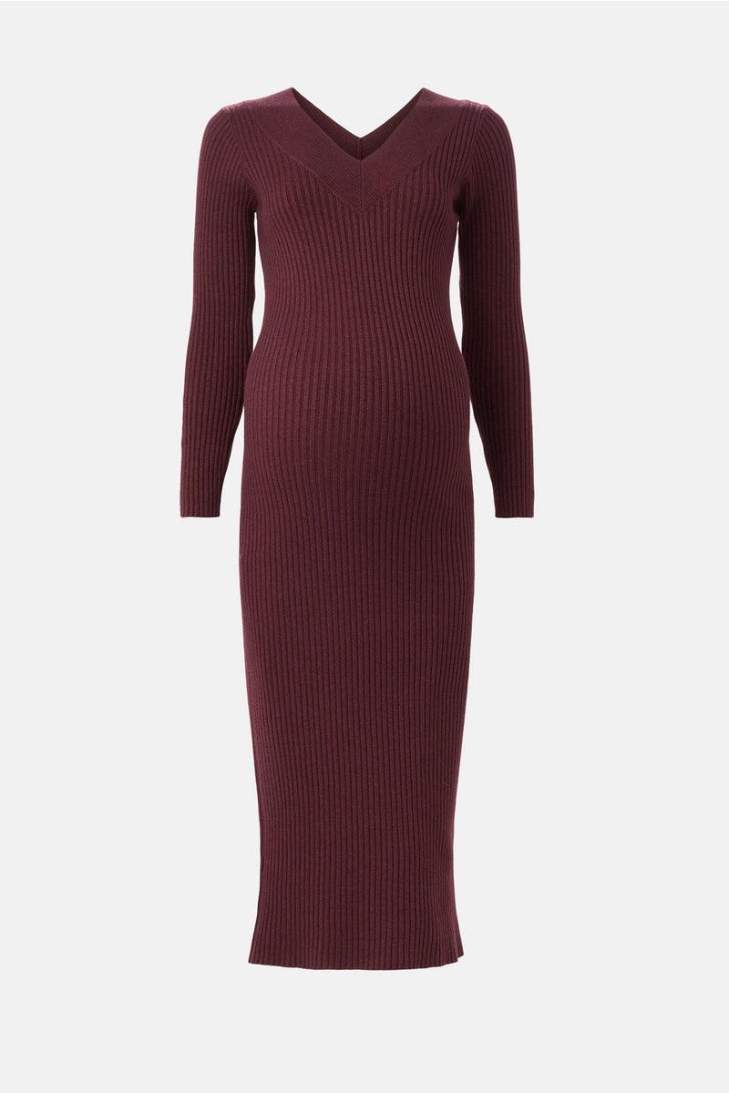 strapless open back dress RUBY SWEATER DRESS main image 0