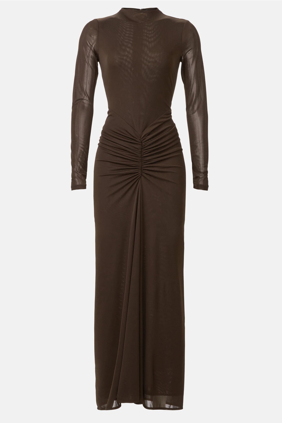 Mock Neck Ruched Dress by Ronny Kobo x RTR 4