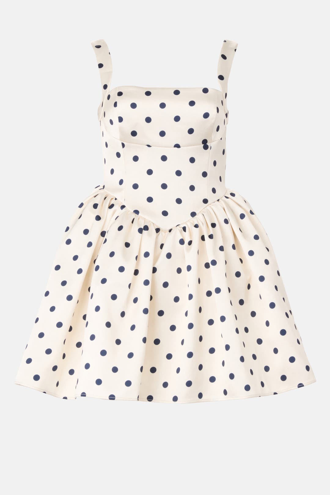 【送料&関税込】self-portrait Polka Dot Mesh Mini Dress Self Portrait Polka Dot Mini Dress in White Polyester