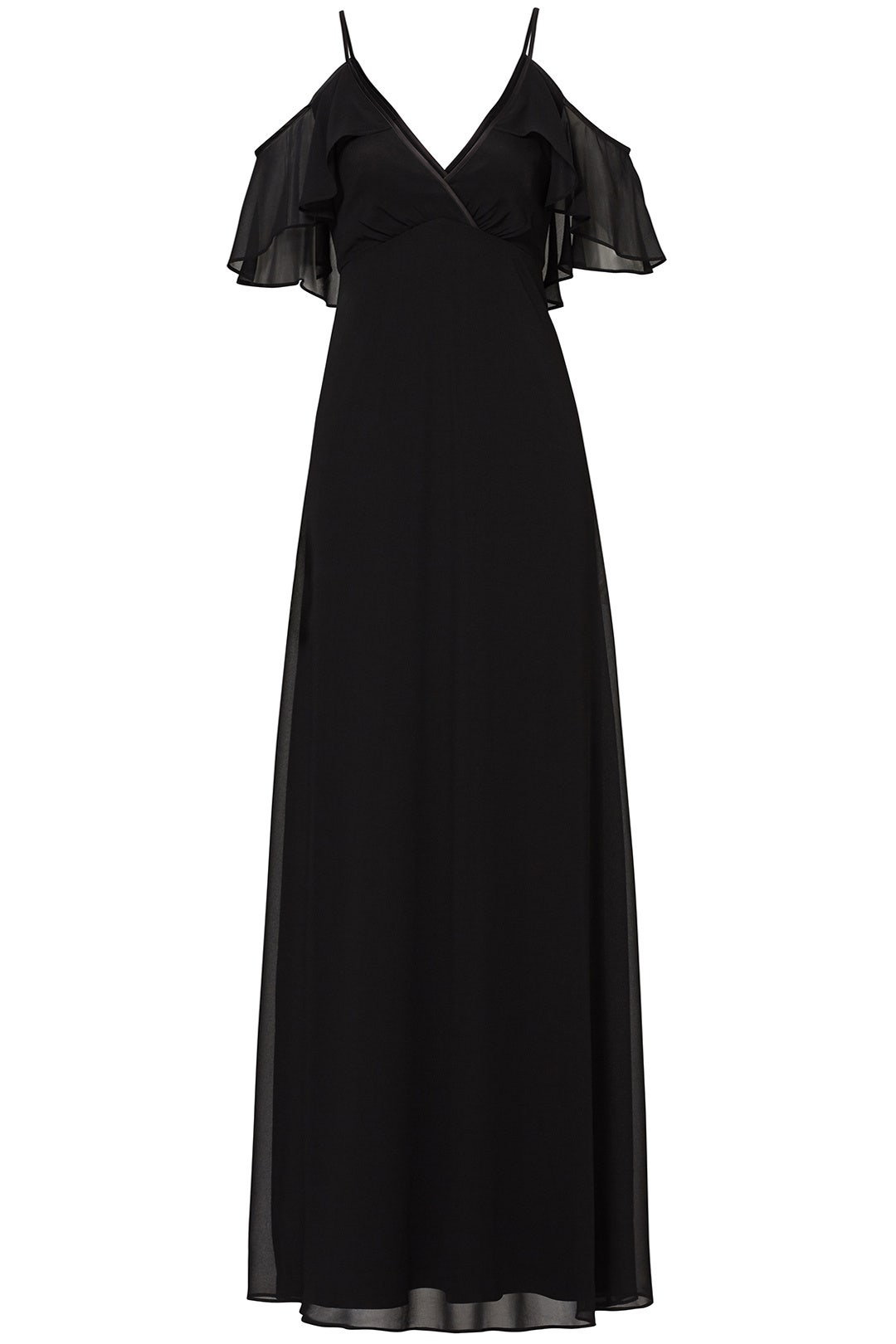 Black Butterfly Tier Gown by Slate & Willow
