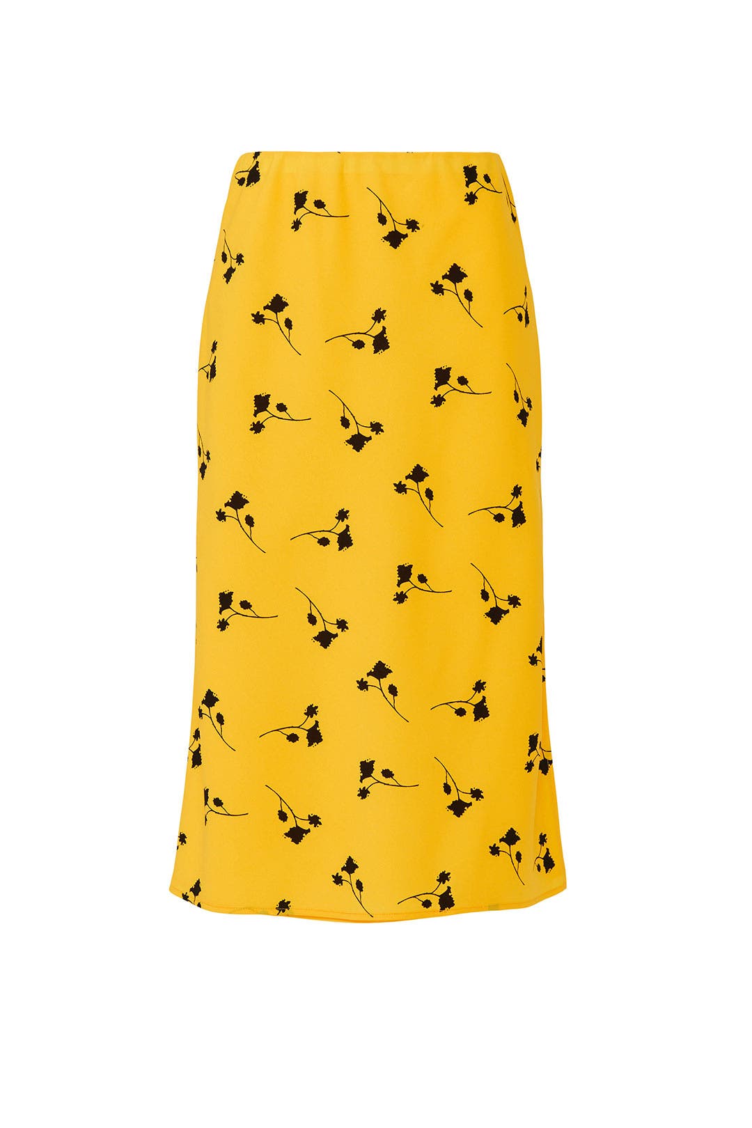 Yellow Floral Midi Skirt by Thakoon x RTR | Rent the Runway