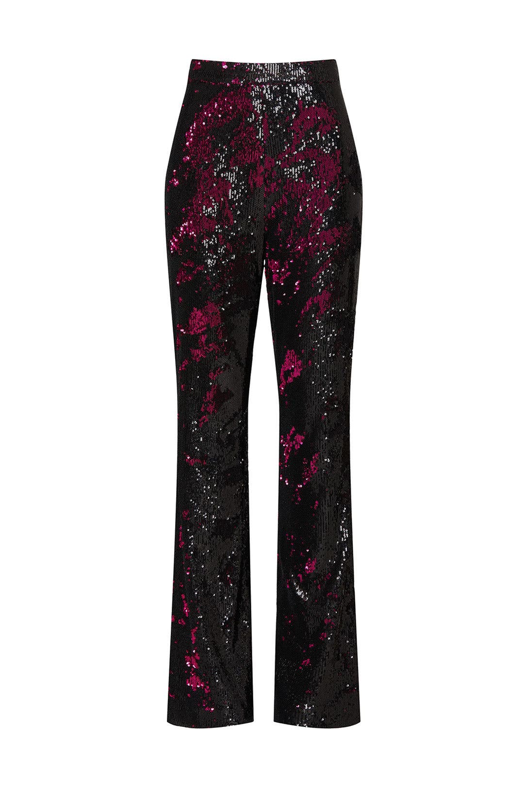 Plum Sequin Pants by Badgley Mischka | Rent the Runway