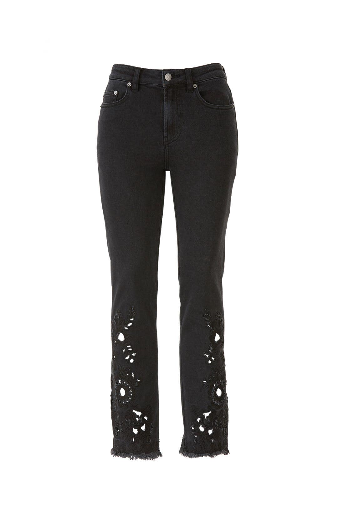 Cutwork Cigarette Jean by Free People 3