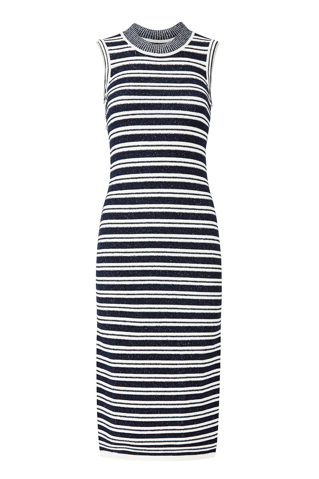 Black Stripe Knit Dress by Jason Wu | Rent the Runway
