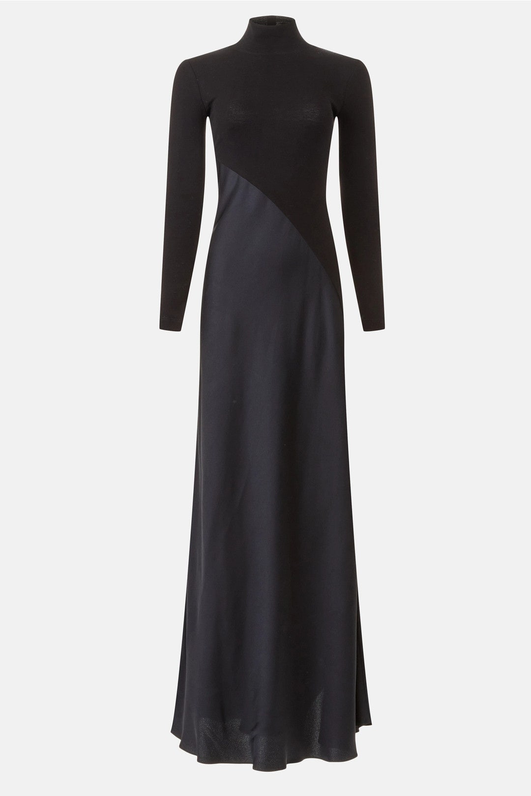 Bias Turtleneck Combo Gown by Rosetta Getty 4