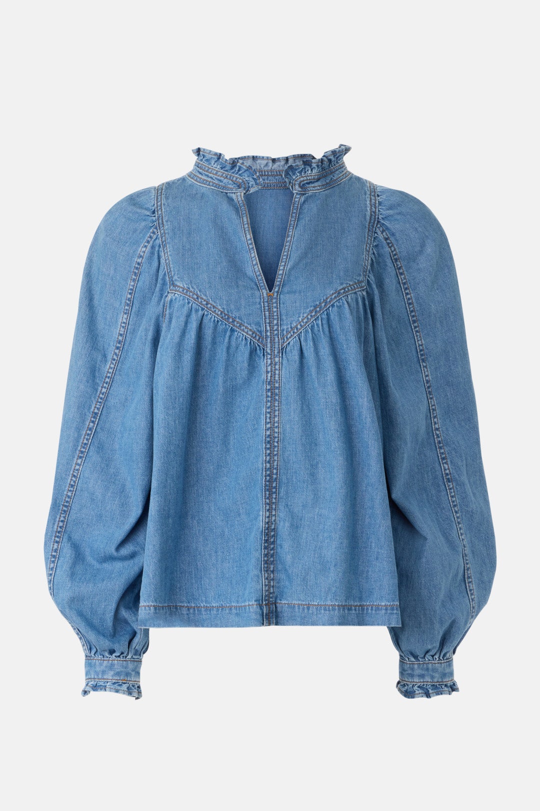 Denim Lay Top