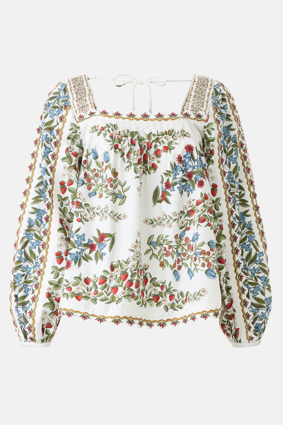 Fruit Beauty Scarf Blouse by FARM Rio