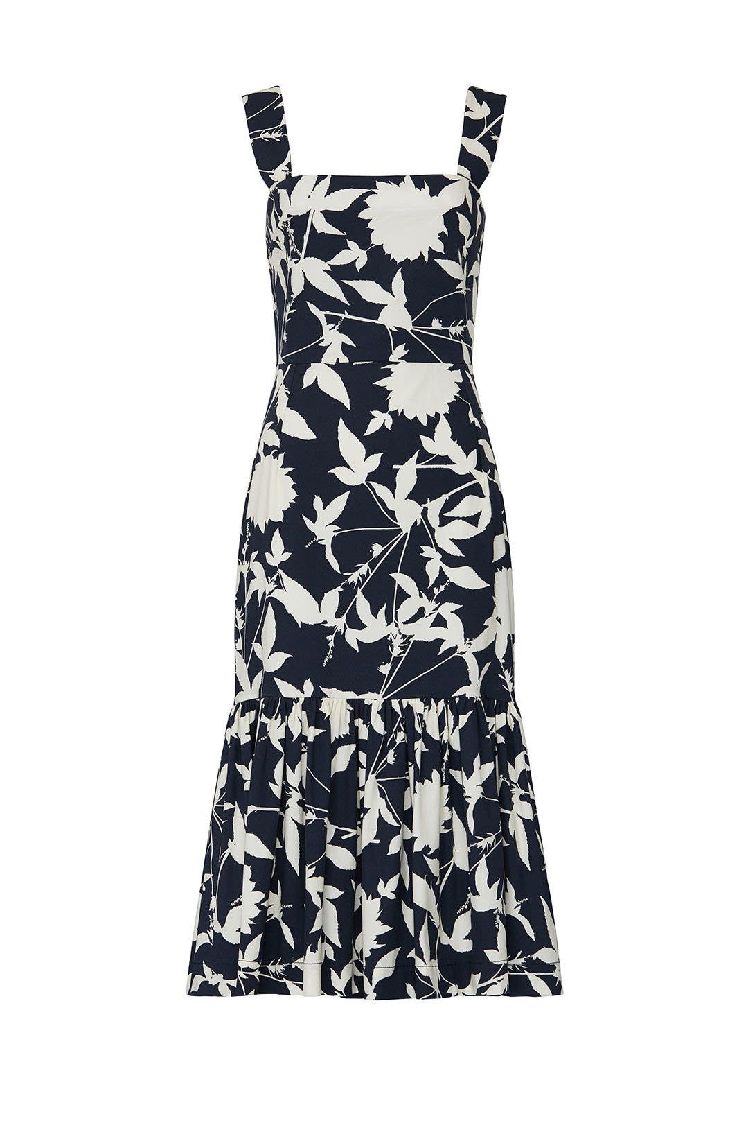 Navy Day Dress by Oscar de la Renta 4