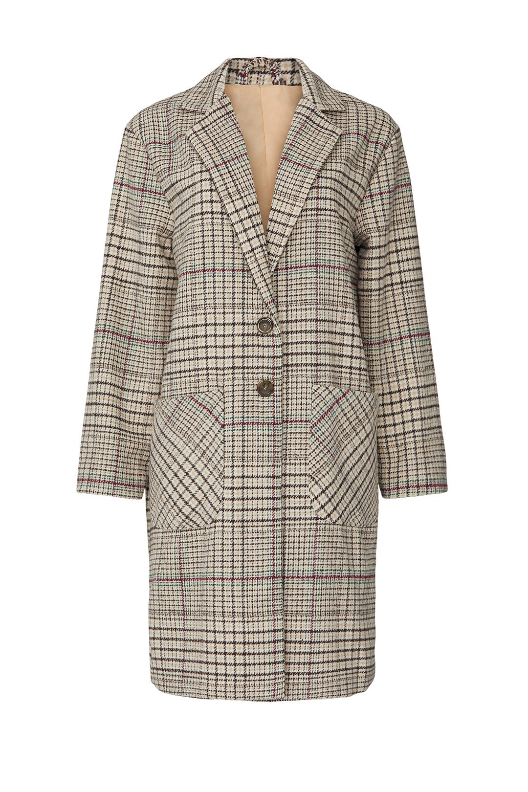 Mountain Check Coat by The Fifth Label 4