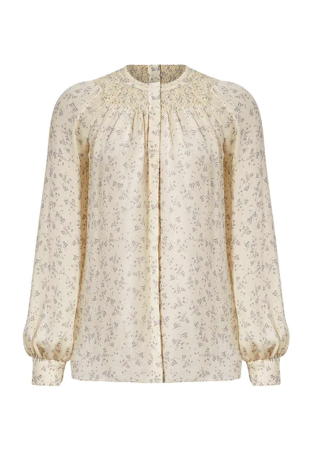 Printed Two Tone Button Down by VINCE.