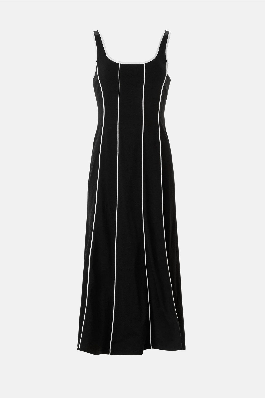 Sleeveless Midi Dress with Stitching by Donna Morgan