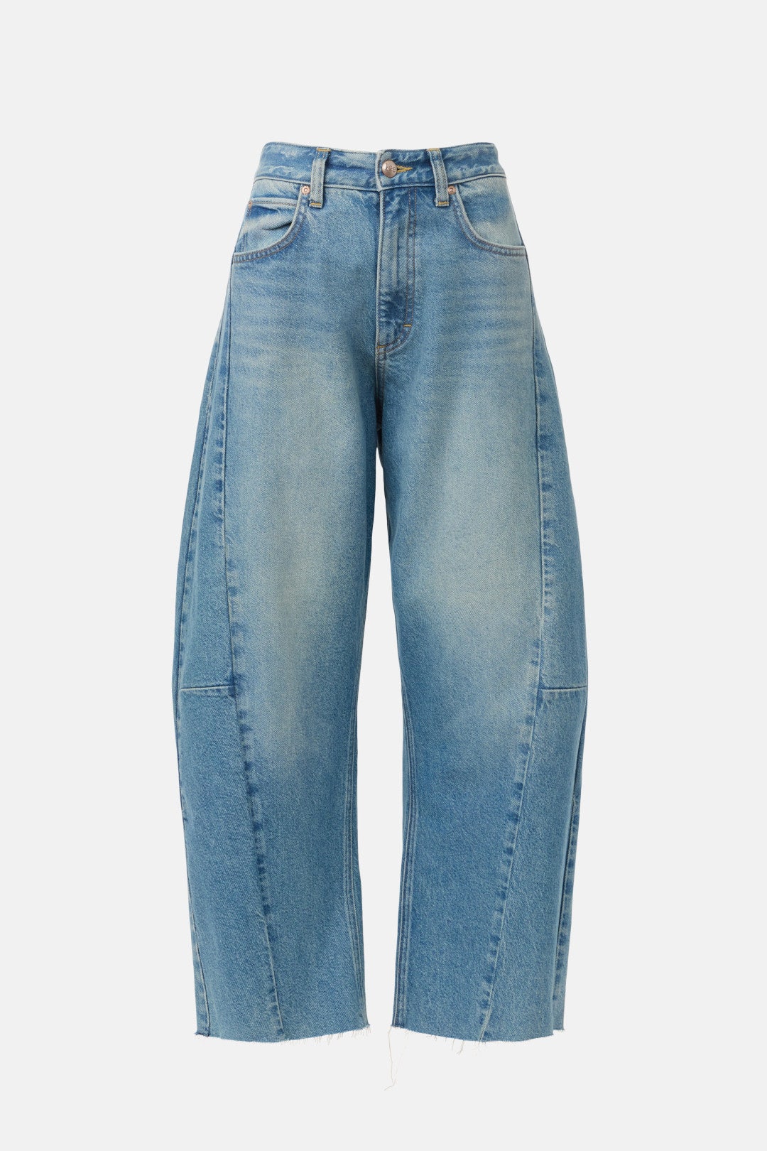 Light Indigo Rider Low Slung Barrel Jeans by LEE 4