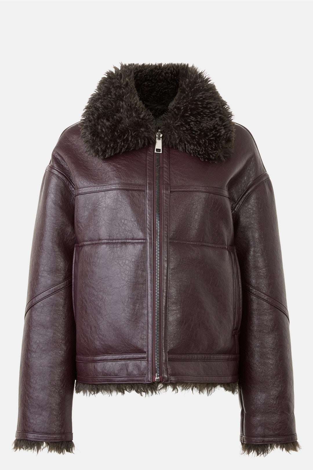 Brown Reversible Short Jacket by OOF 4