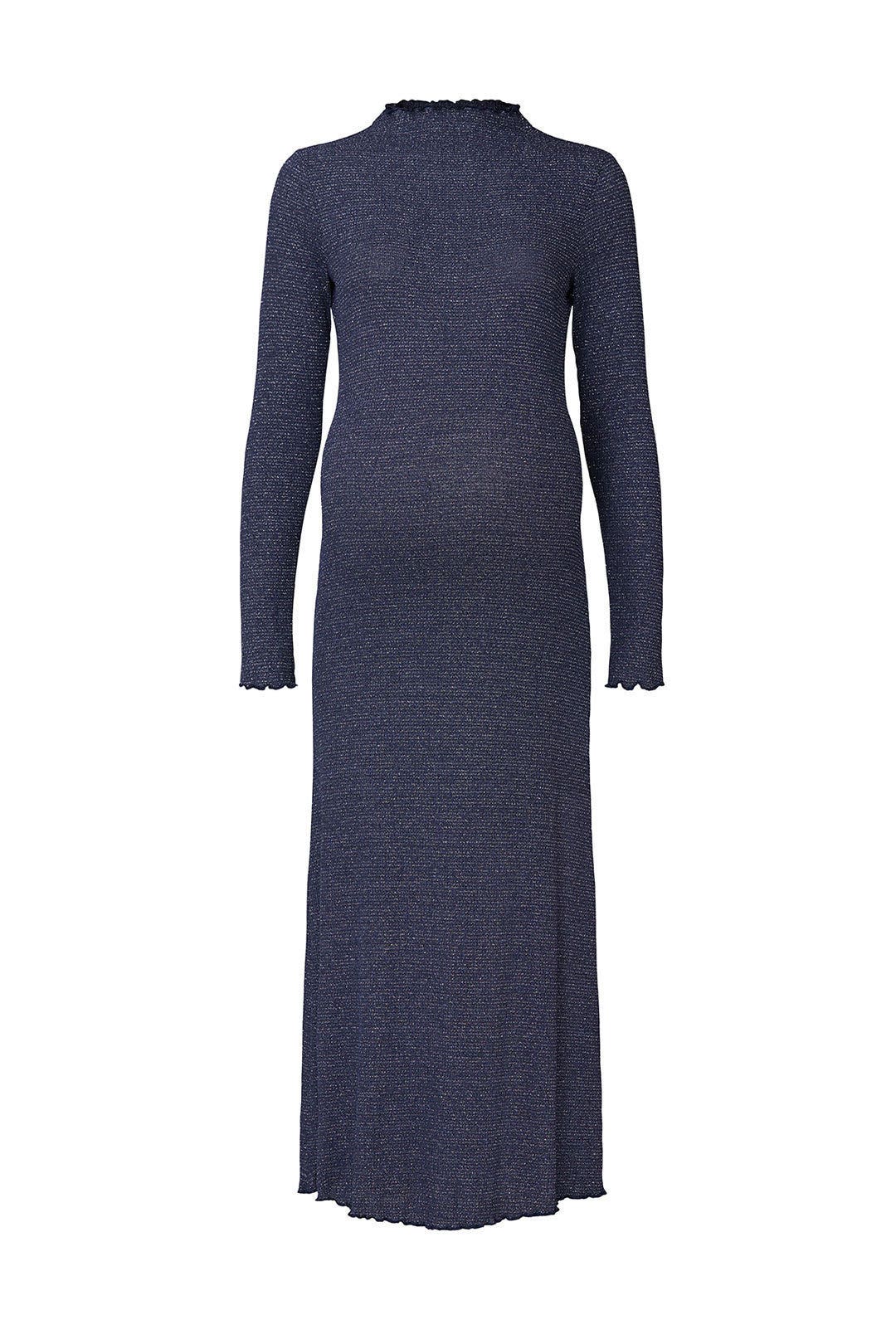 Metallic Rib Mara Maternity Dress by Rachel Pally 4