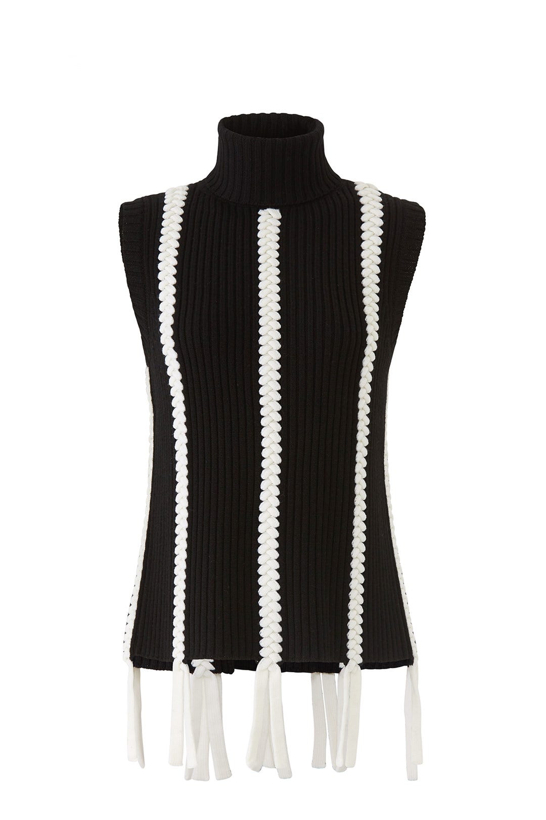 Braided Sleeveless Turtleneck by Derek Lam 10 Crosby