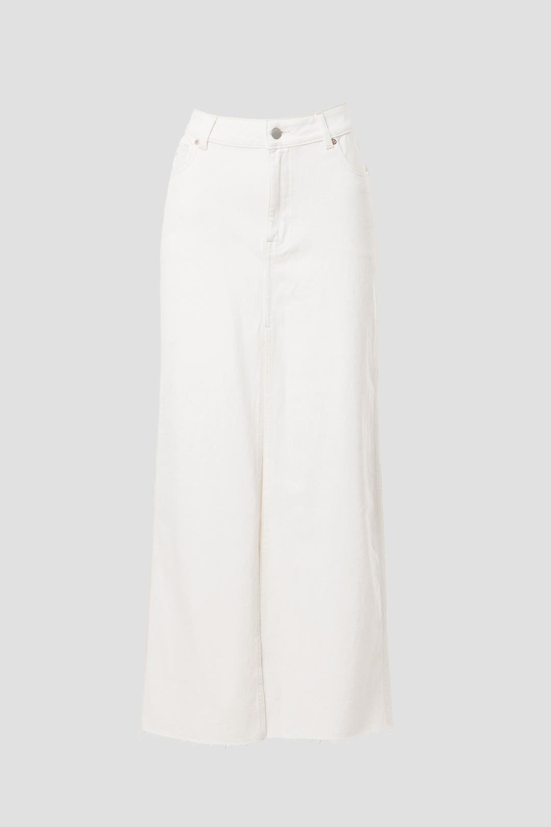 Asra Ecru Maxi Skirt by DL1961 | Rent the Runway
