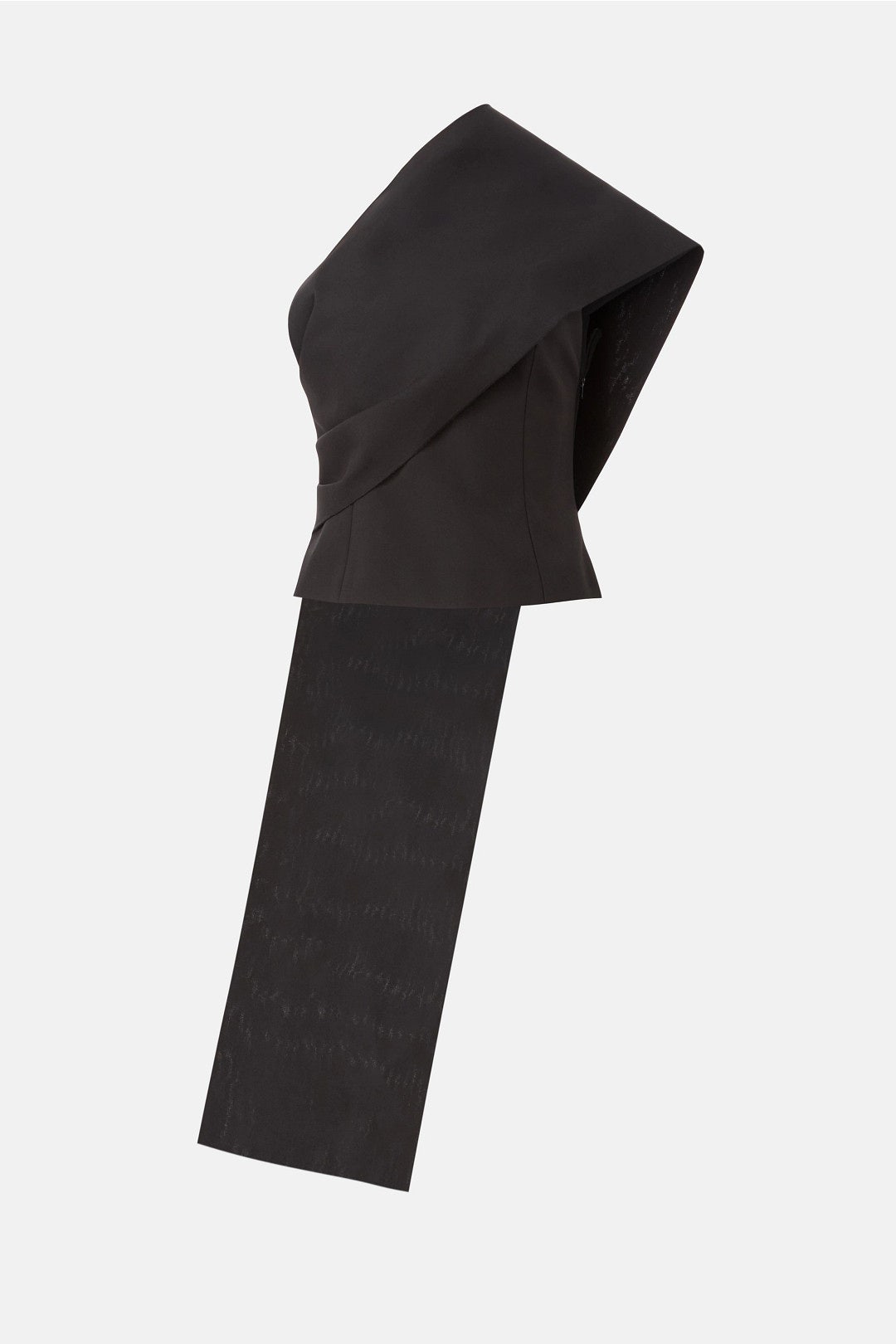 One-Shoulder Cape Top by Róhe 4