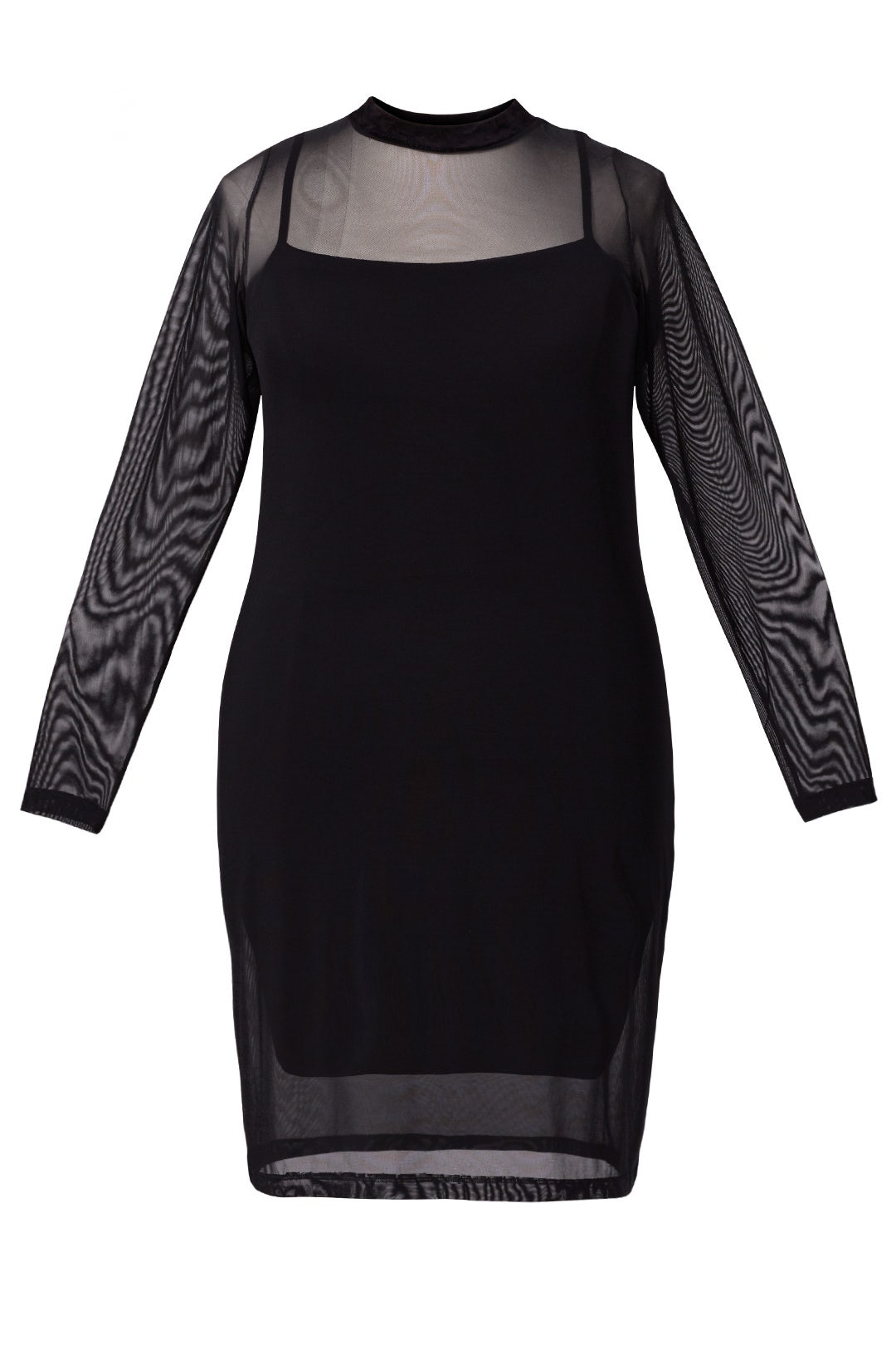 Black Night Cap Dress by JUNAROSE 3