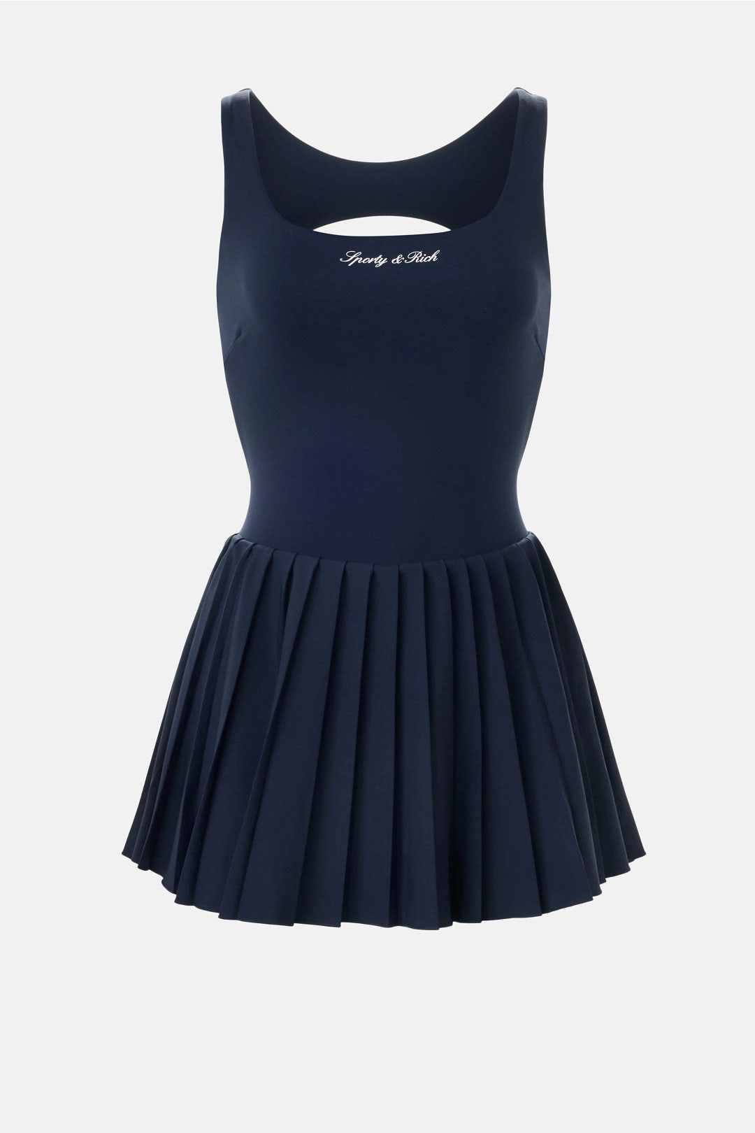 Signature Logo Court Dress by Sporty & Rich