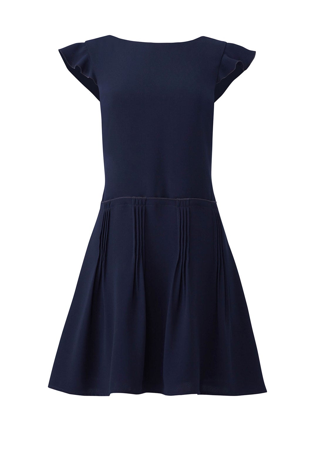 Navy Pintuck Dress by Slate & Willow 3