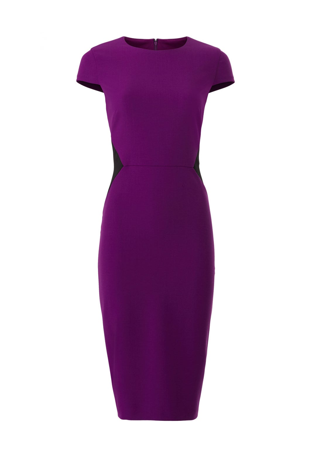 Purple Contrast Sheath by Donna Morgan