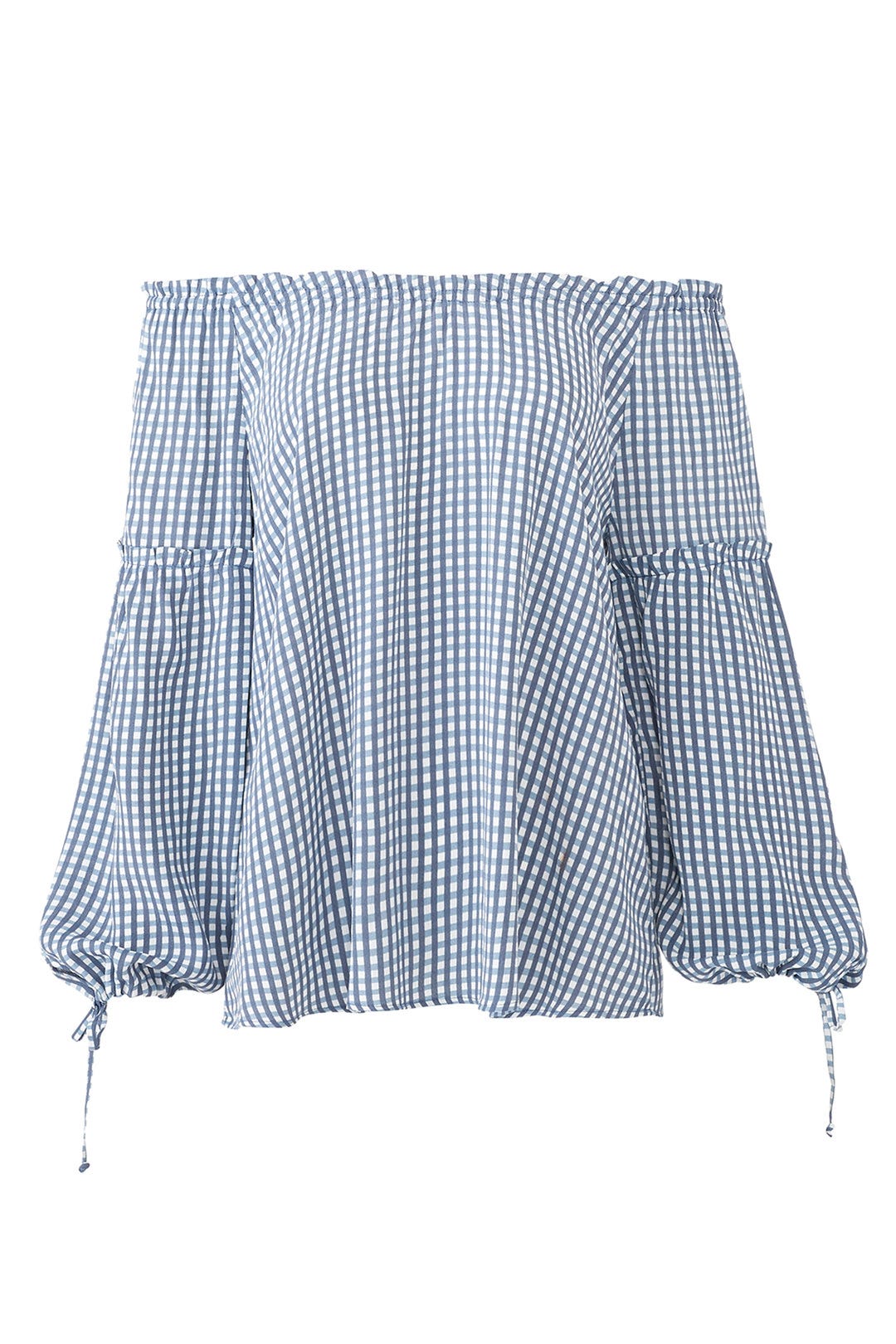 Blue Plaid Bobby Blouse by Flynn Skye