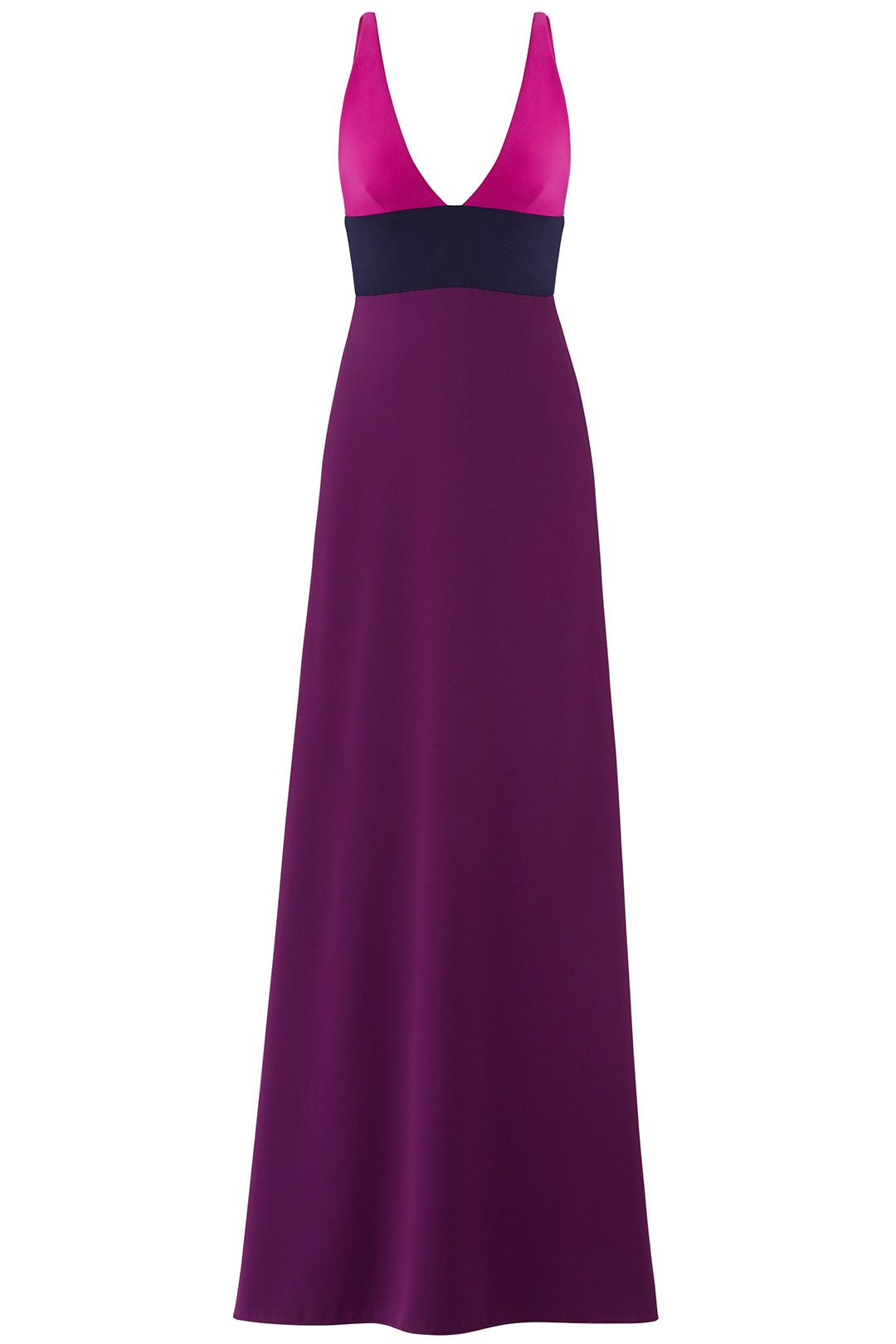Womens Dresses Jill Stuart Color Block Dress Viola Colorblock Gown