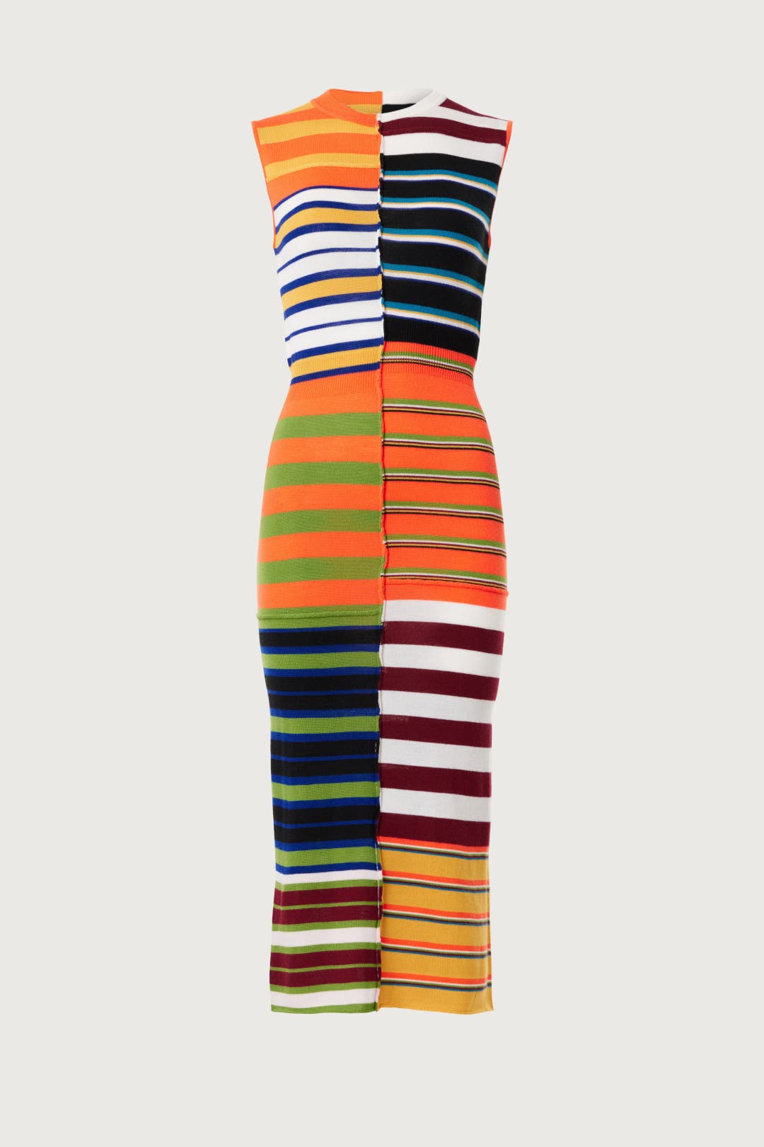 ★MARNI★ Striped Midi One Piece Multicolor ABMD0198Q0UFC250 Striped Midi Dress by Marni | Rent the Runway