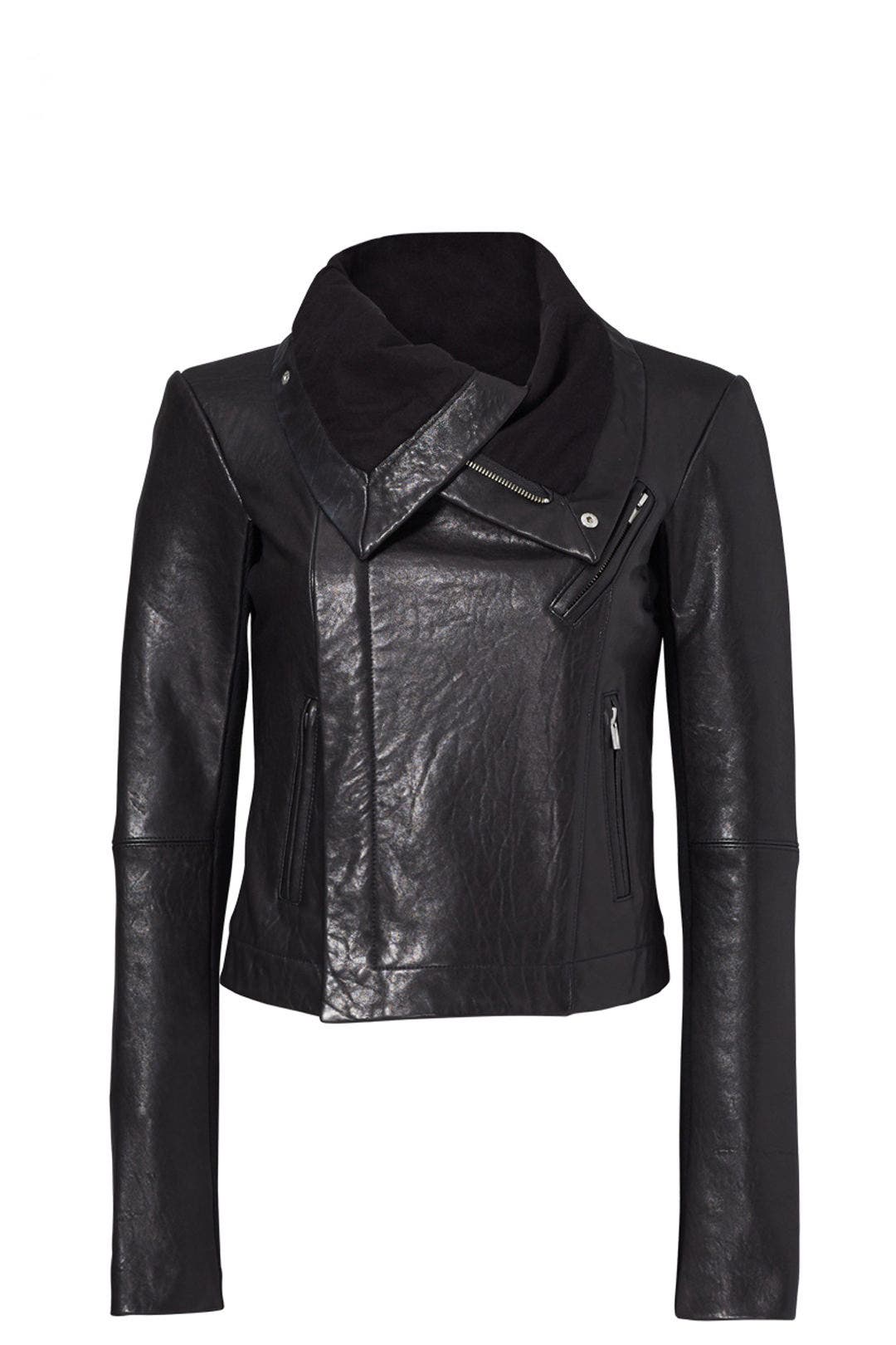 Max Classic Bubble Leather Jacket by VEDA 3