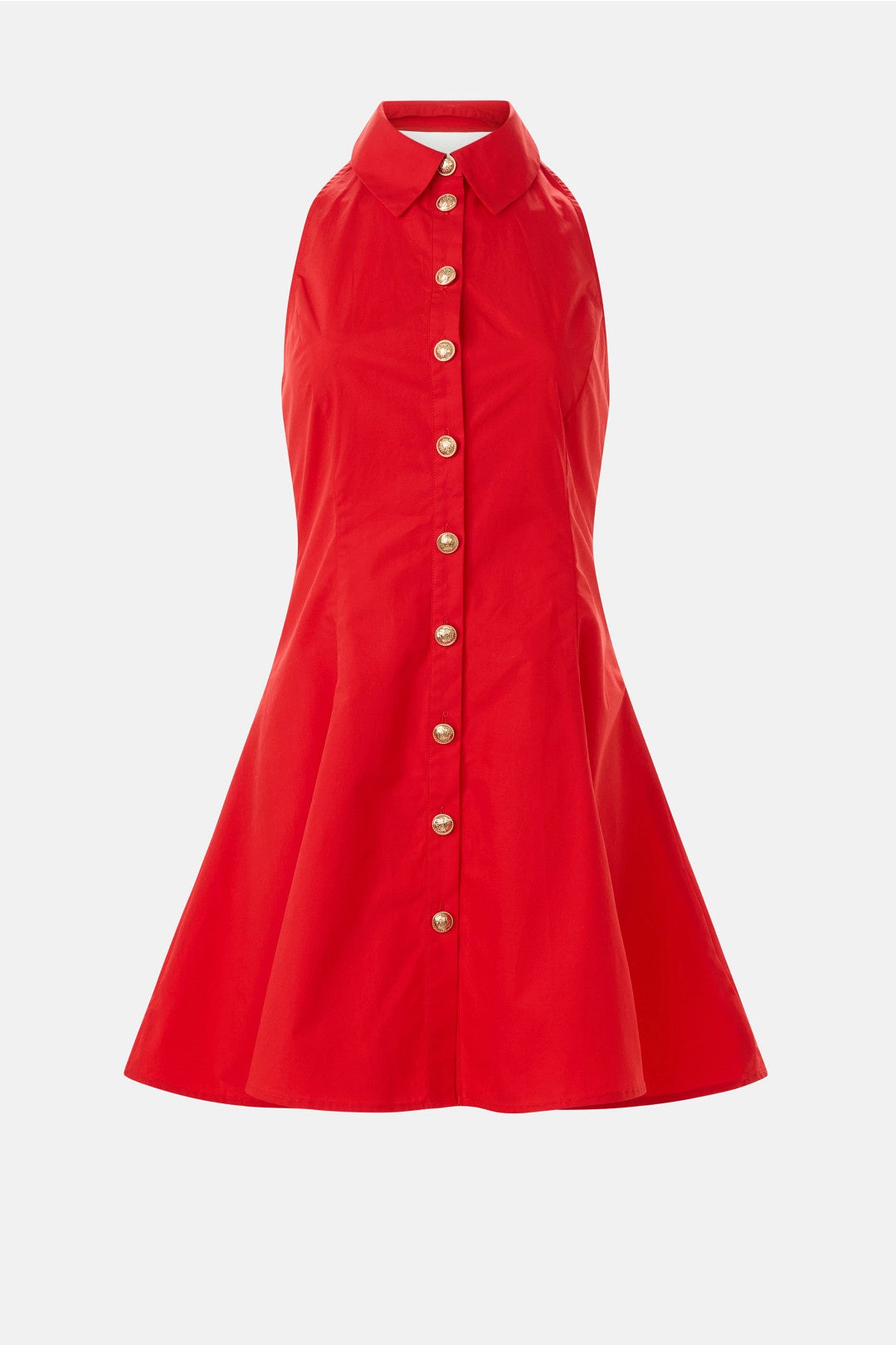 Low Back Collared Mini Dress by Ronny Kobo x RTR