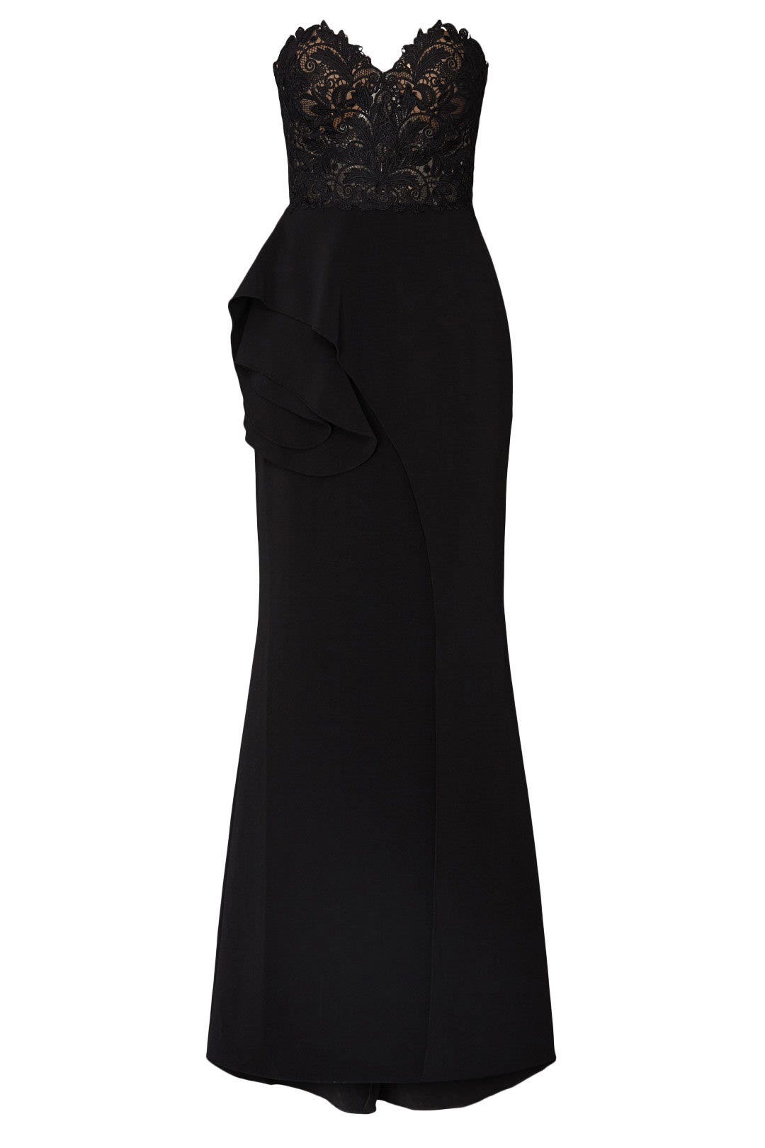 Laced Sweetheart Gown by Badgley Mischka 4