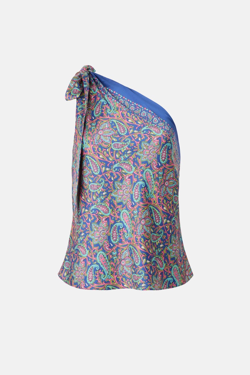 Paisley Asymmetric Top by Lauren Ralph Lauren - Photo 4