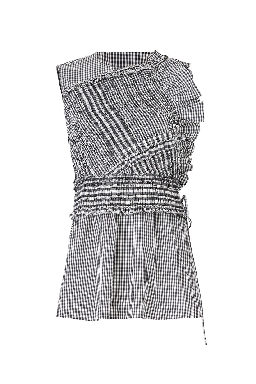 Gathered Gingham Top by 3.1 Phillip Lim