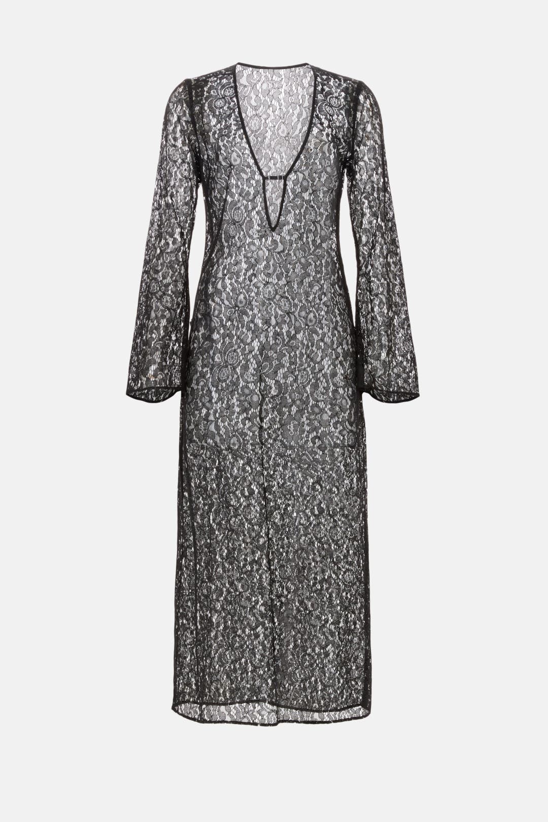 Plunge Lace Midi Cover Up by Ronny Kobo x RTR | Rent the Runway