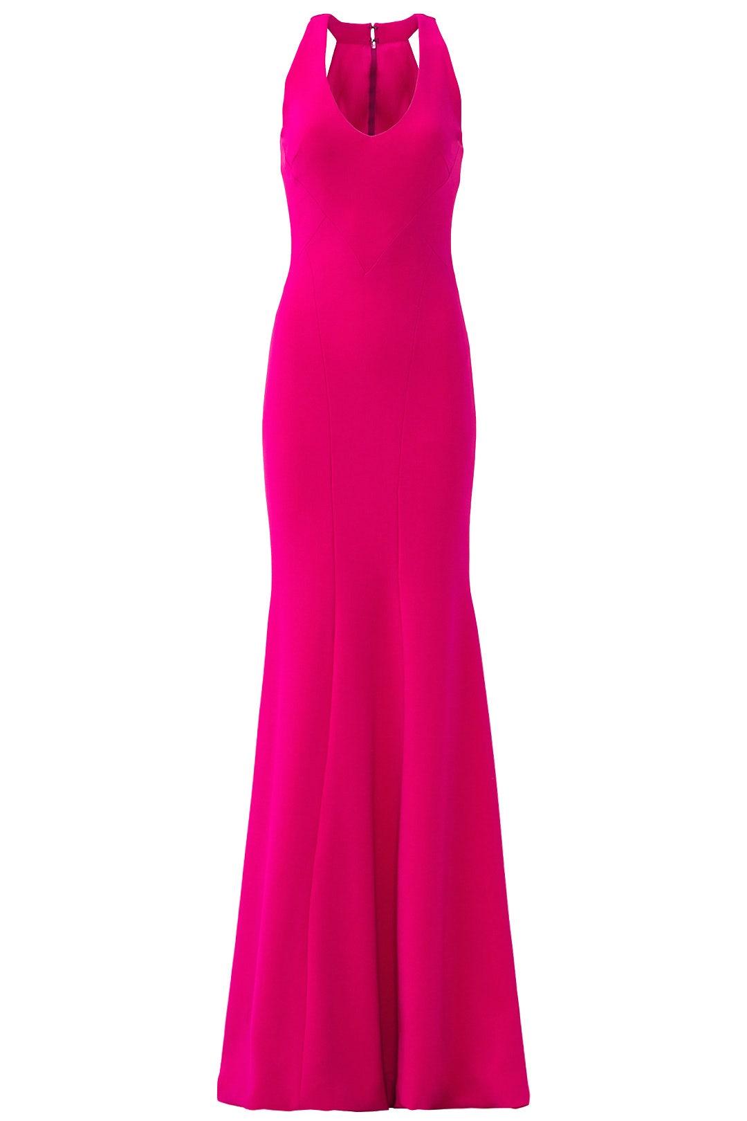Fuchsia Smooth Mermaid Gown by Theia 3
