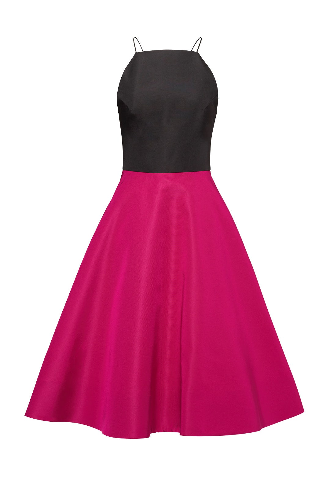 Fuchsia Colorblock Dress by Christian Siriano 3