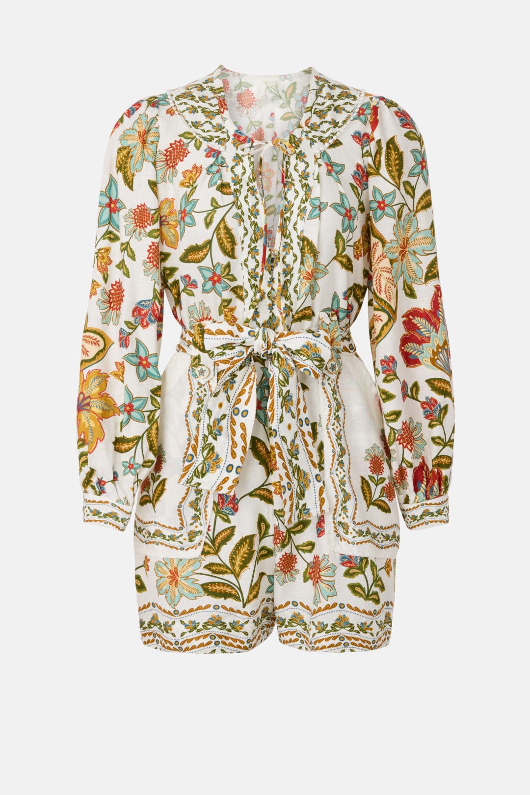 Botanicals Off-White Romper by FARM Rio | Rent the Runway Botanicals Off-White Romper by FARM Rio | Rent the Runway