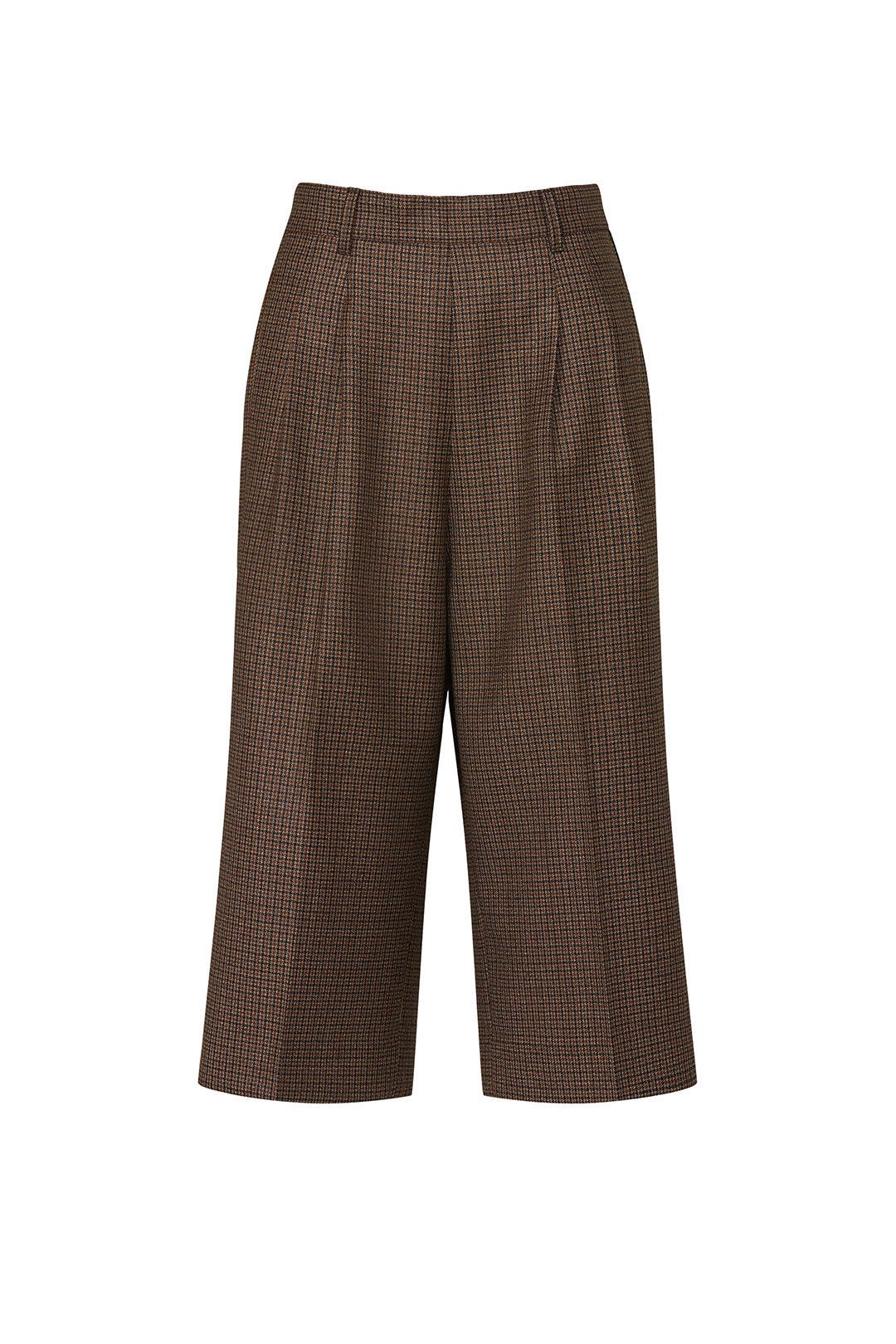 Brown Wool Culottes by Maison Margiela 4