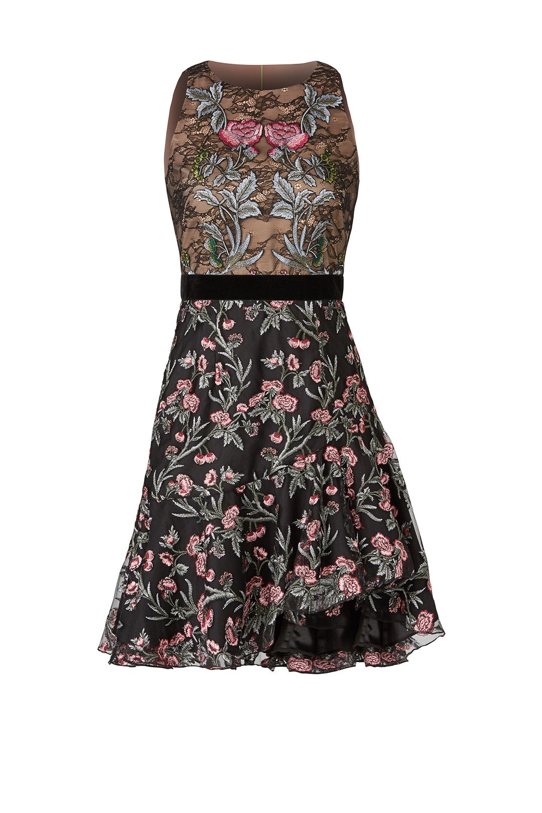 Floral Rose Dress by ML Monique Lhuillier 3