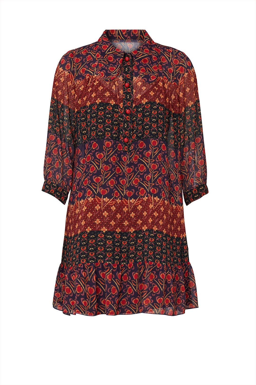 Patchwork Petals Dress by Anna Sui