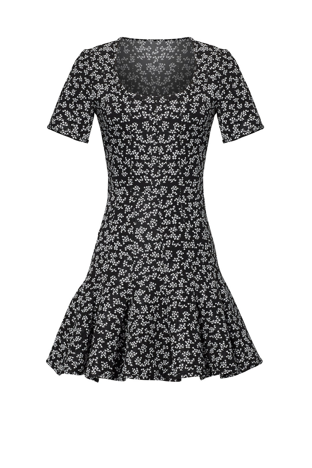 Greyscale Flare Dress by Carven