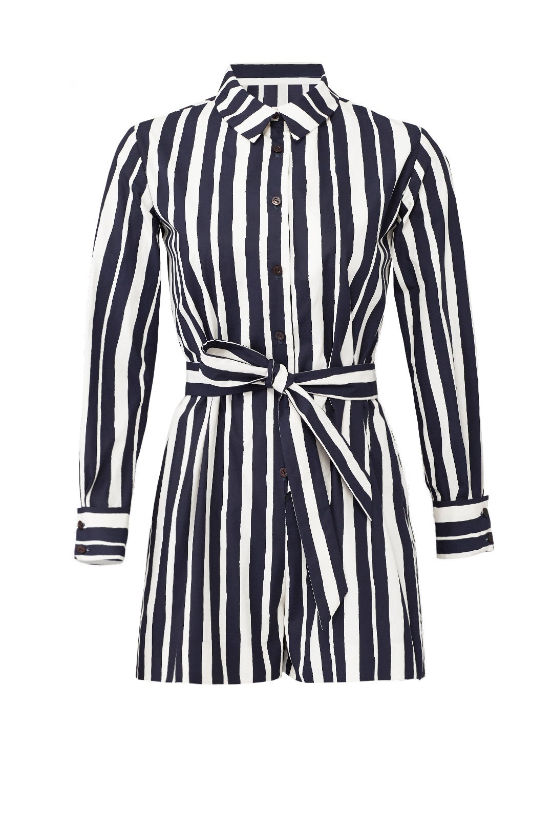 Striped Shirt Romper by Martin Grant 3