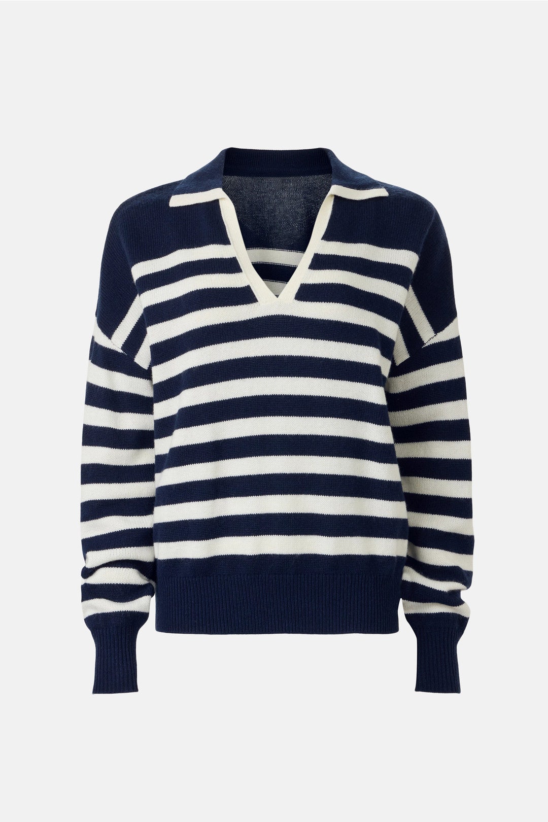 Long Sleeve Polo Sweater by Toccin