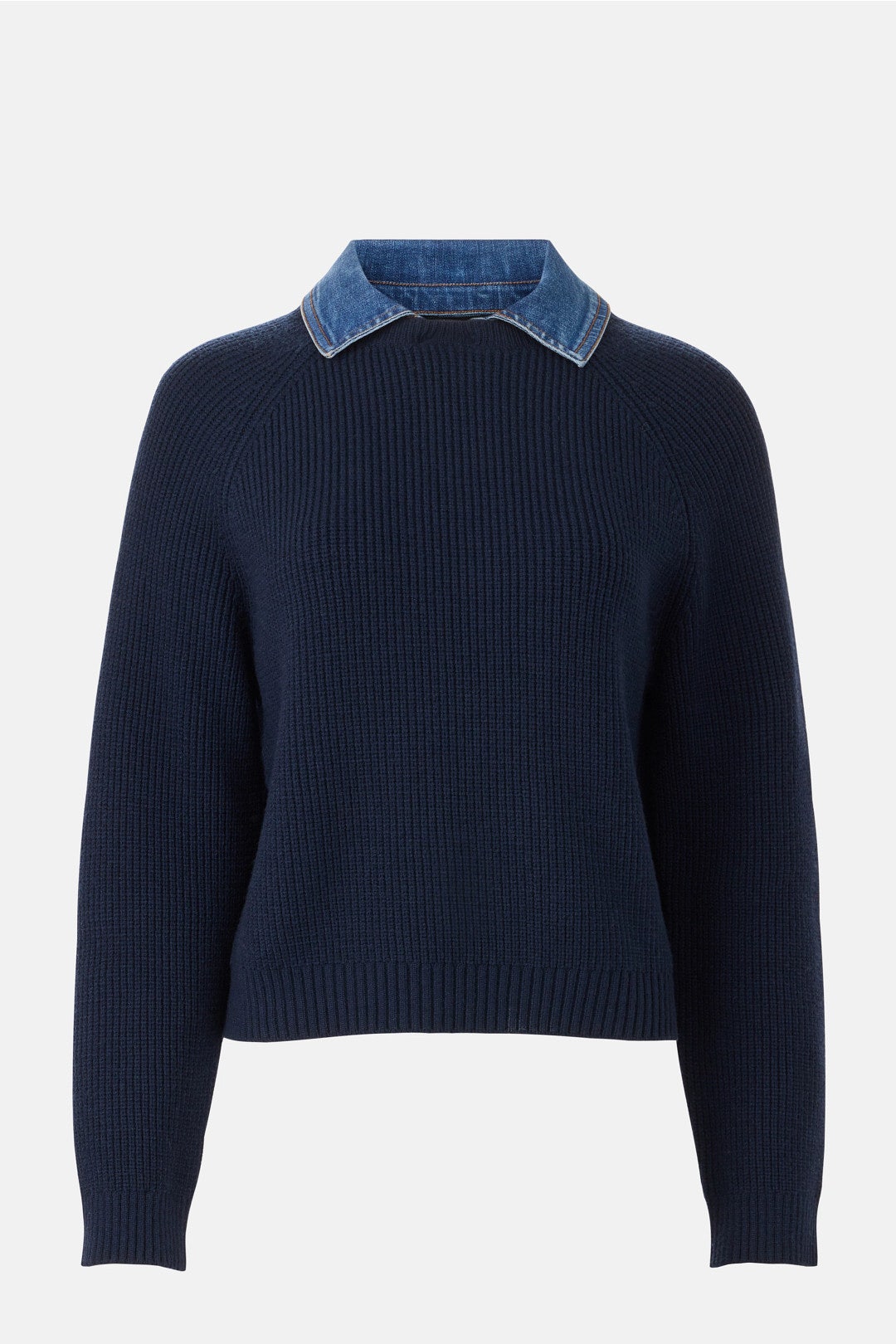 Dash Denim Collar Pullover by Central Park West 4