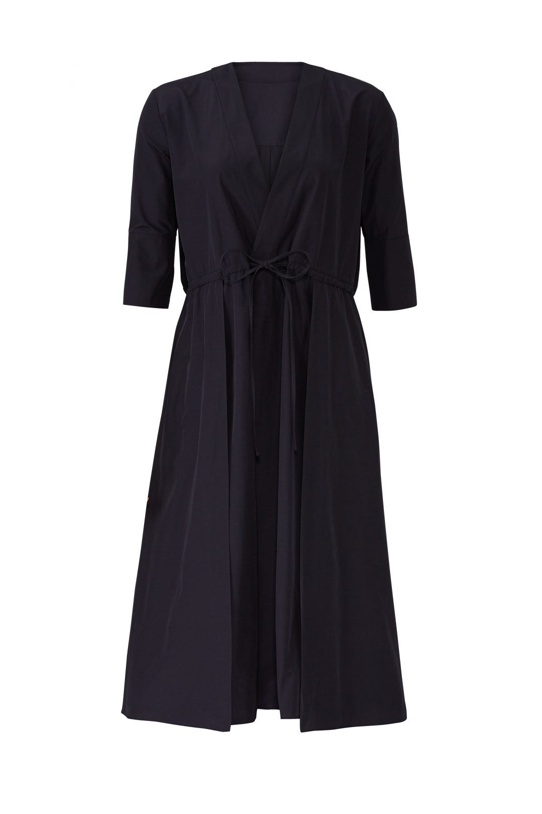 Woven Drawstring Dress by Jil Sander Navy 3