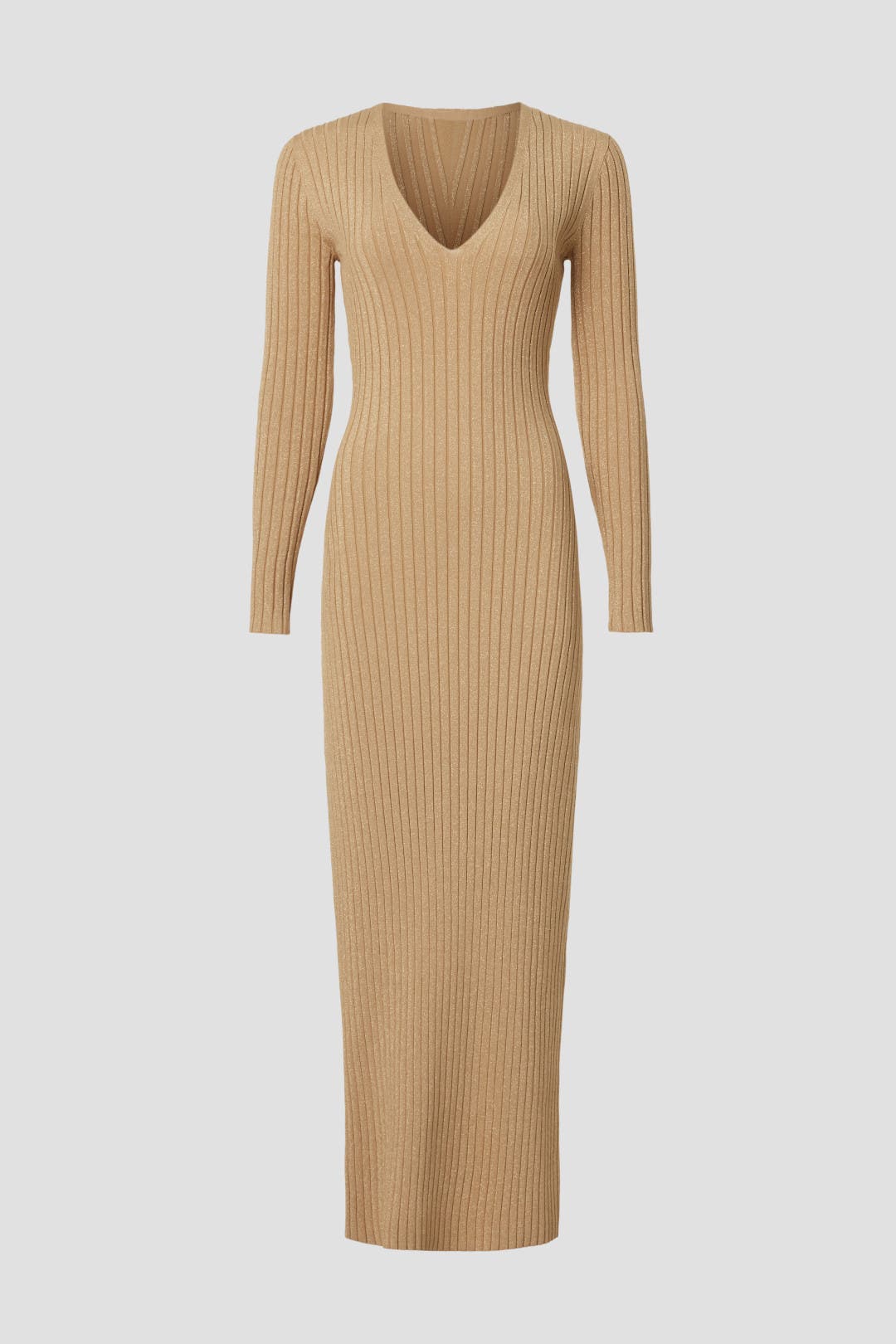 ワンピース Michael Michael Kors MIDI DRESS Michael Kors V Neckline Sleeveless Zip Front Midi Dress