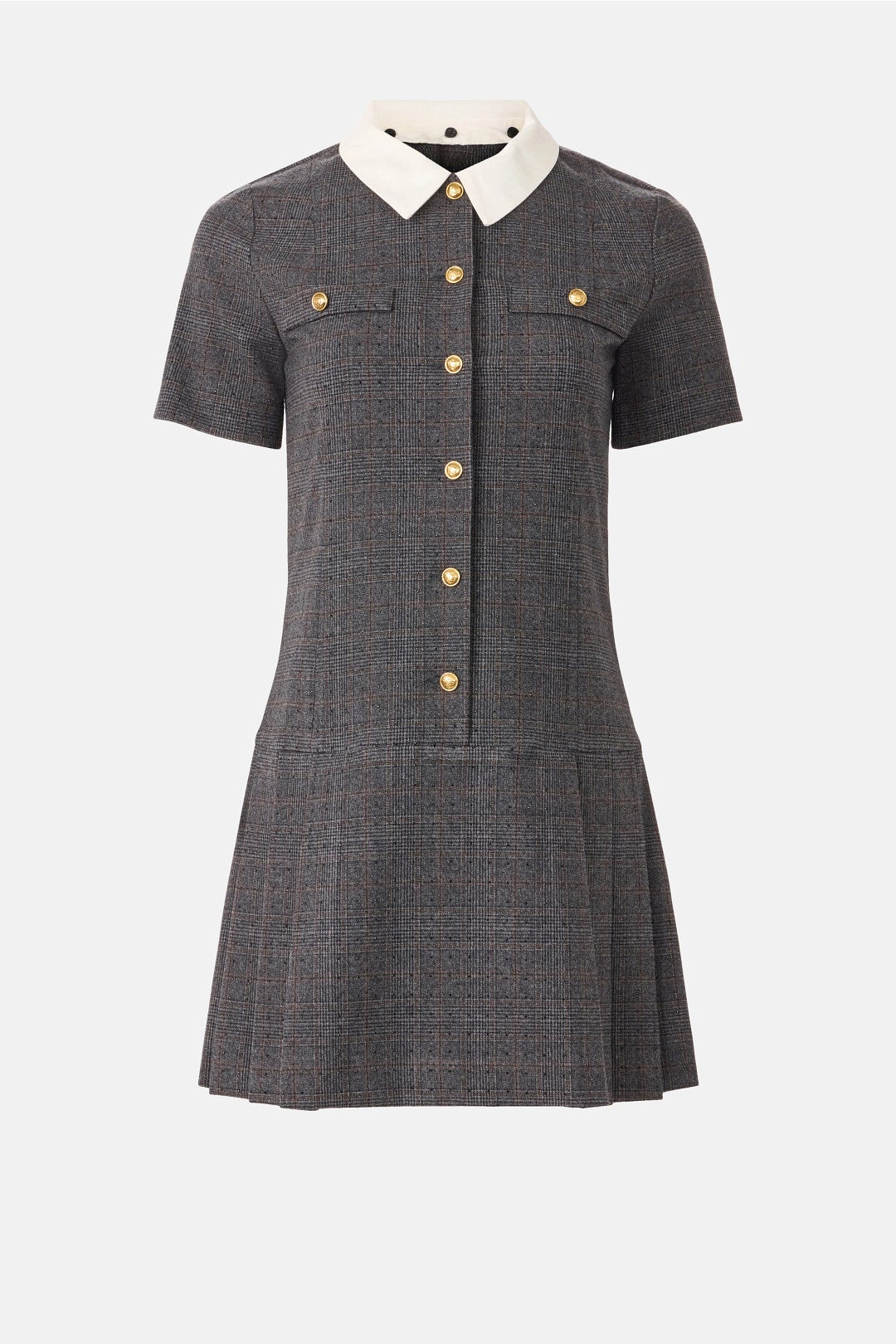 Lenora Mini Dress With Collar by Sandro 4