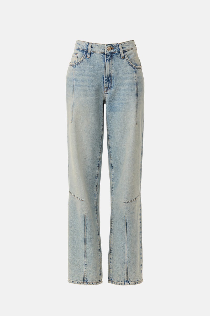 Goldie Mid-Rise Darted Straight Leg Jeans by Triarchy - Photo 4