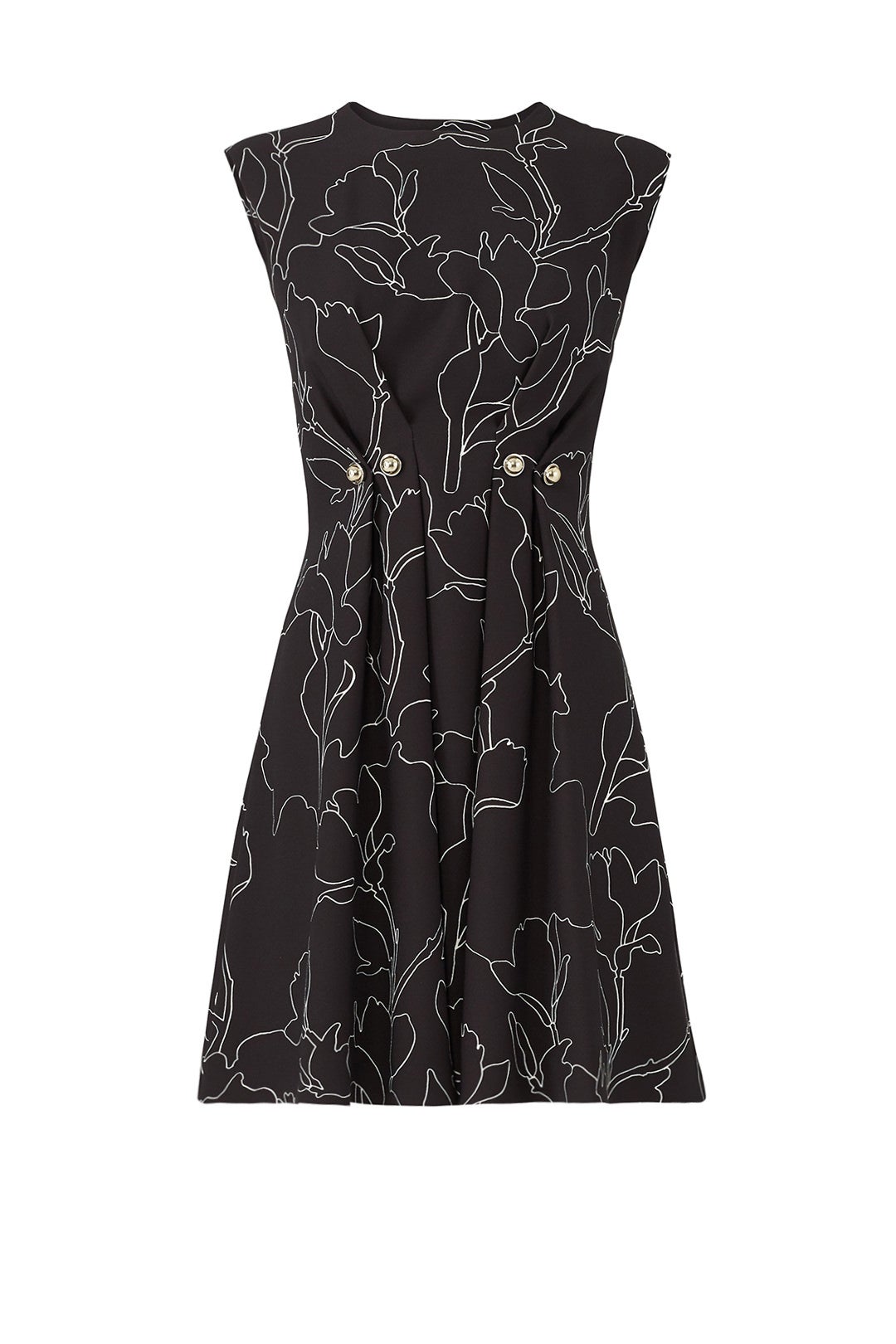 Button Detail Dress by Carven 3